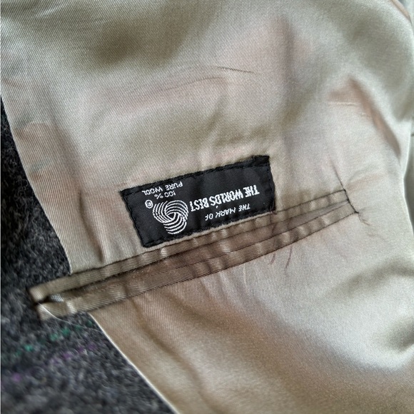 Mens Wool Suit Jacket, American Trend, Size 46R - Picture 4 of 11